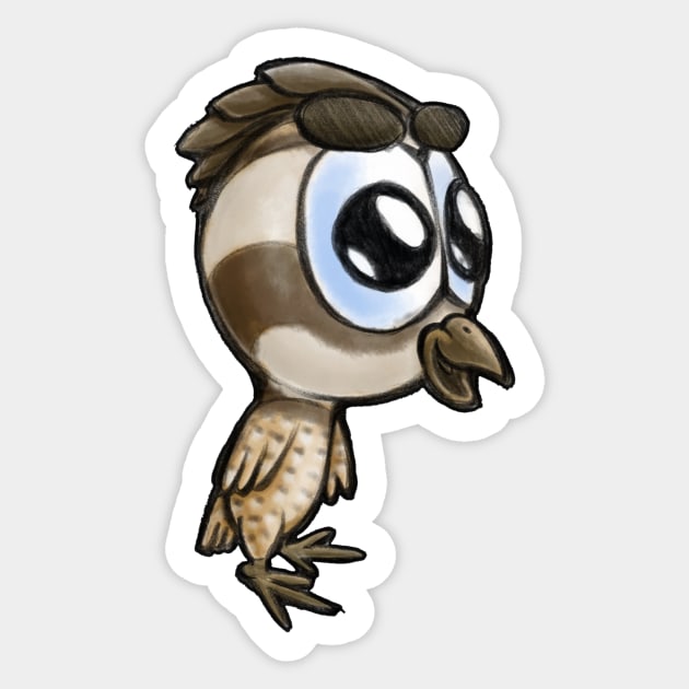 Quail (Animal Alphabet) Sticker by TomsZoo